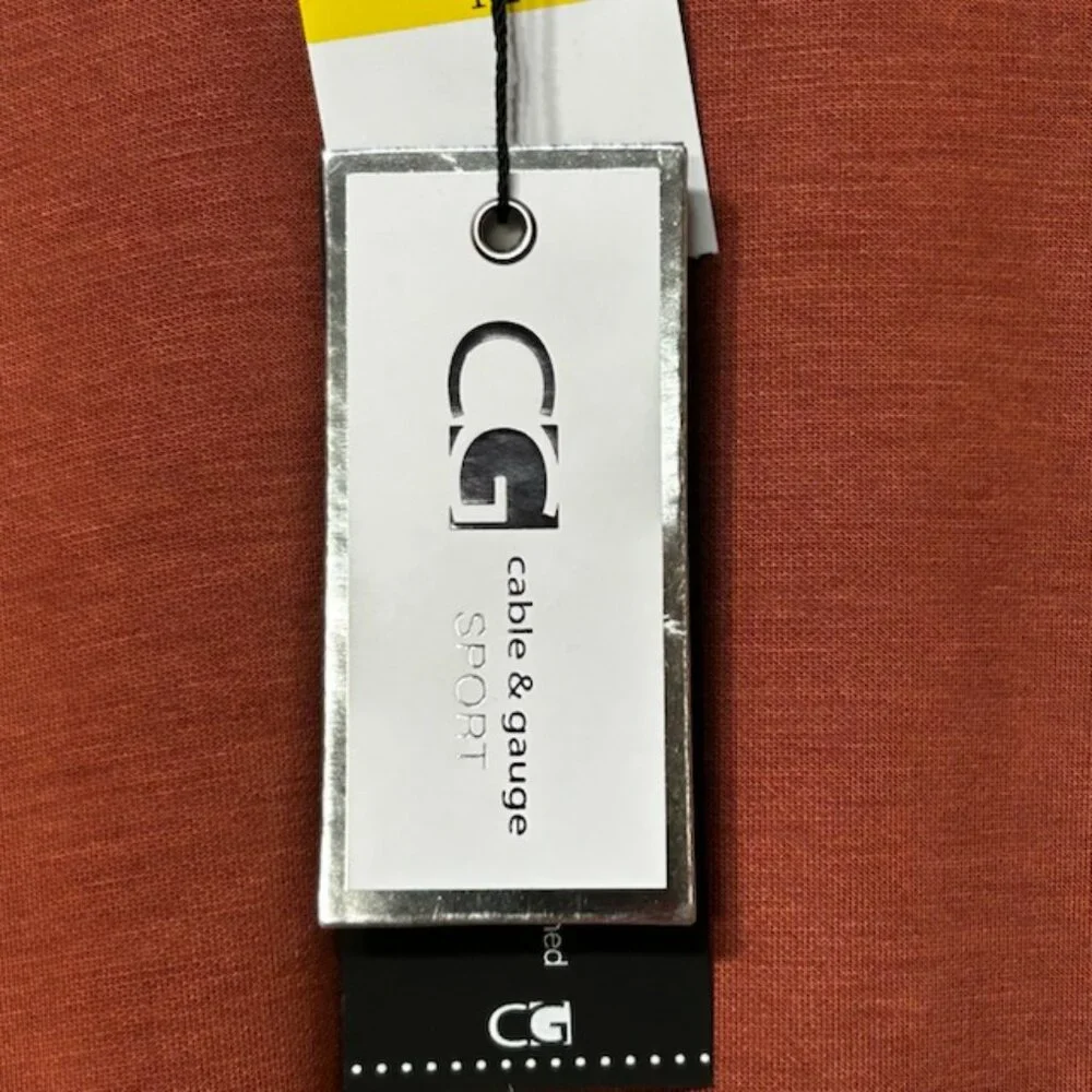 NWT Cable & Gauge Sport Yummy Sandwashed Supersoft Modal Tunic Top Tee - Picture 7 of 13